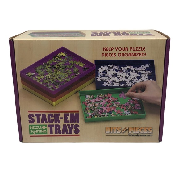 Bits & Pieces Stacking Puzzle Trays - Picture 2 of 4
